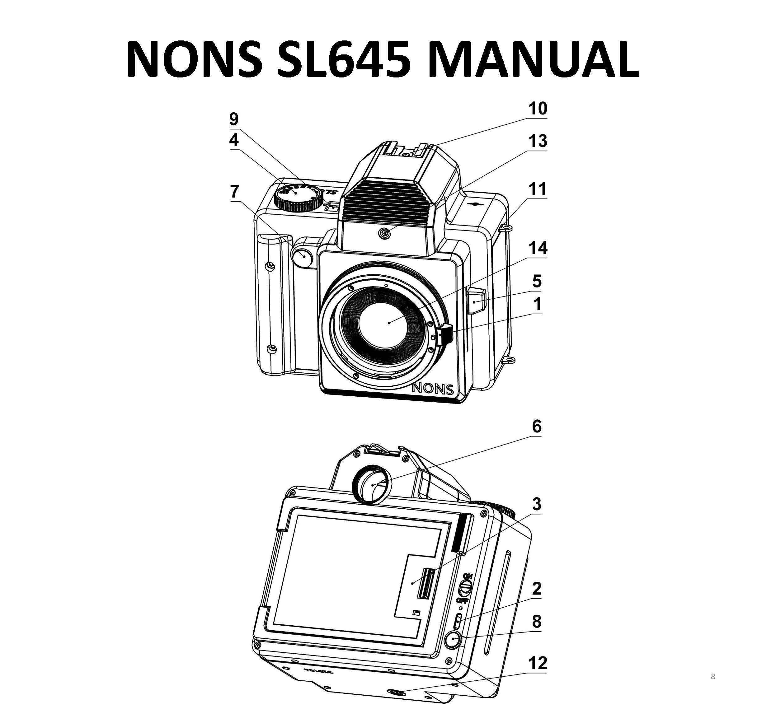 NONS SL645 MANUAL – NONS CAMERA